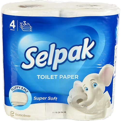 Туалетний папiр Selpak 2х сл 4шт