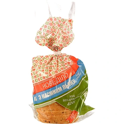 Хліб Нове діло 400г бездріжджовий насіння льону
