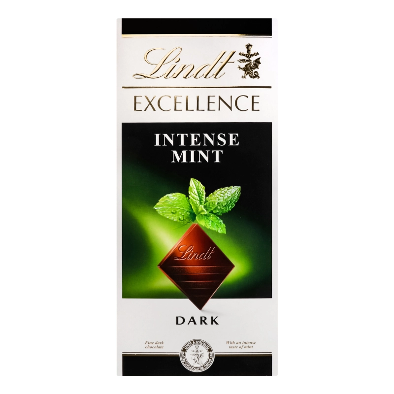 Шоколад чорний Intense Mint Excellence Lindt к/у 100г