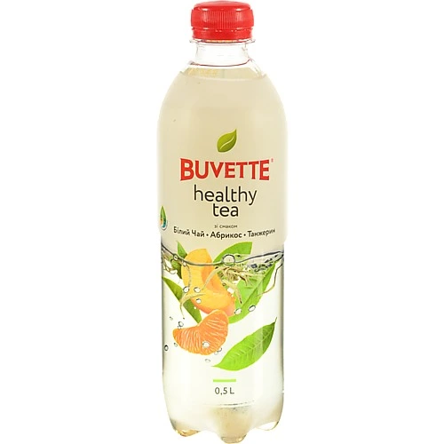 Напій Buvette Healthy tea 0.5л білий чай абрикос інжир