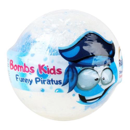 Засіб косметичний для приготування ванн із сюрпризом Funny piratus Bombs Kids Rainbow 100г