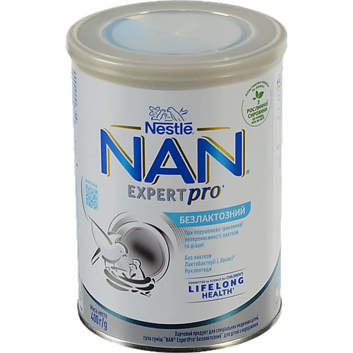 Суміш Nestle 400г нан безлактозний