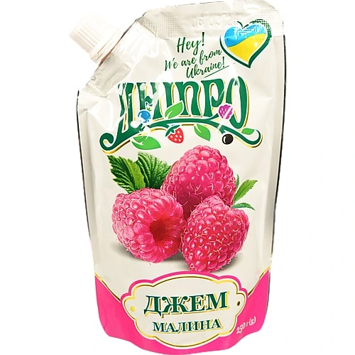 Джем Dnipro 250г малина д.п