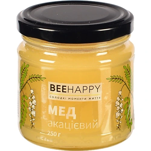 Мед BeeHap 250г акація