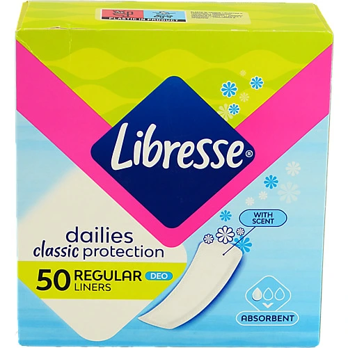 Прокладки Лібресс Dailies Classic Protection Deo 50шт