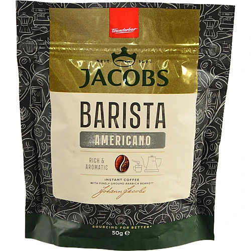 Кава розч Jacobs 50г бариста амерікано м.у