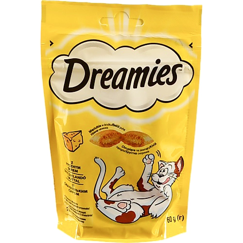 Ласощі для котів Dreamies з сиром 60г