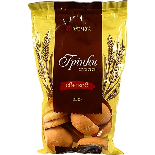 Грінки Герчак 250г святкові