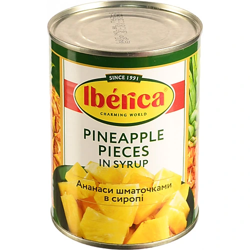 Ананаси Iberica 565г шматочки з.б