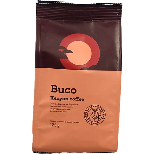 Кава Buco 225г Рецепт Кенії мелена