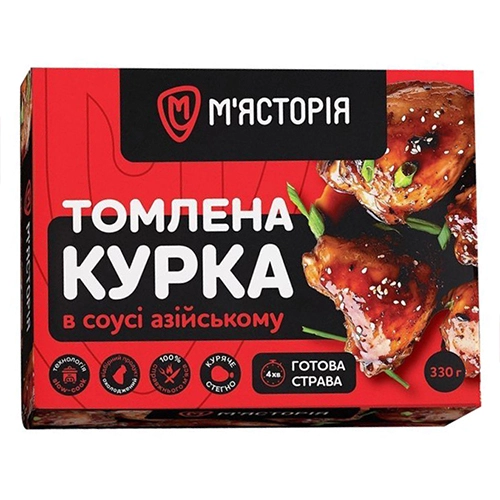 Томлене стегно куряче М'ясторія в азійському соусі