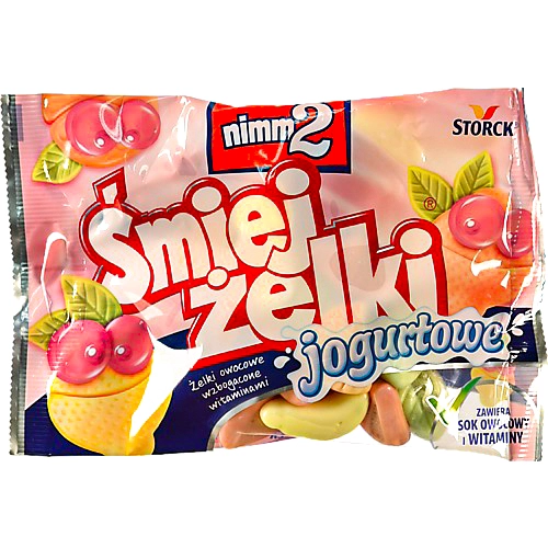 Мармелад жувальний збагачений вітамінами Йогурт Nimm2 м/у 100г