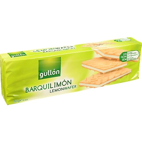 Вафлі з лимонною начинкою Barquilimon Gullon м/у 150г