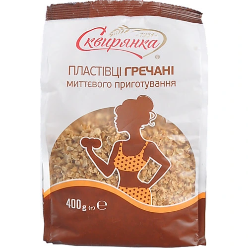 Пластiвцi Сквірянка 400г гречанi