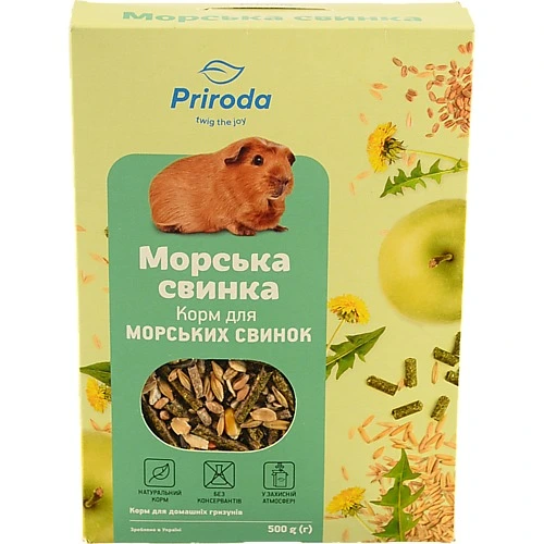 Корм для морських свинок Природа 500г