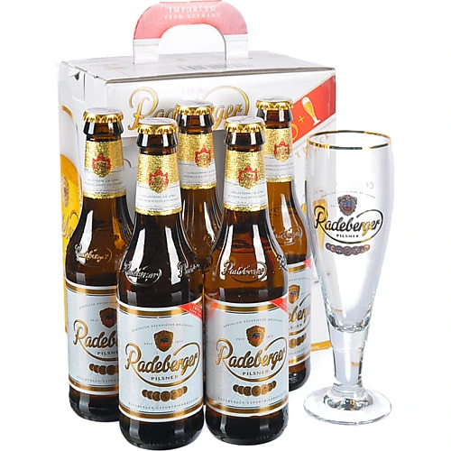 Набір пива Radeberg 5х1пиво та бокал