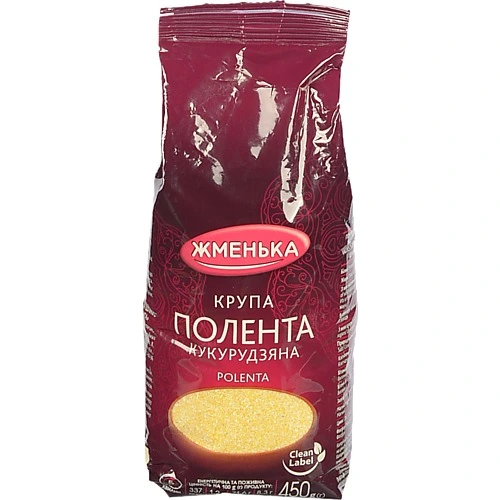 Крупа кукурудзяна Полента Жменька 450г