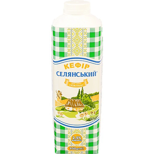 Кефір Селянський 2.5% 950г