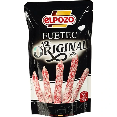 Ковбаски ElPozo The Original Fuetec сирокопчені, 70 г
