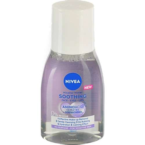Міцелярна вода MicellAIR Дихання шкіри для чутливої шкіри NIVEA. 100 мл