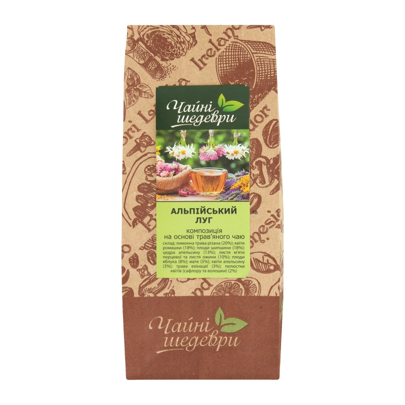 Композиція на основі трав'яного чаю Альпійський луг Чайні шедеври кг