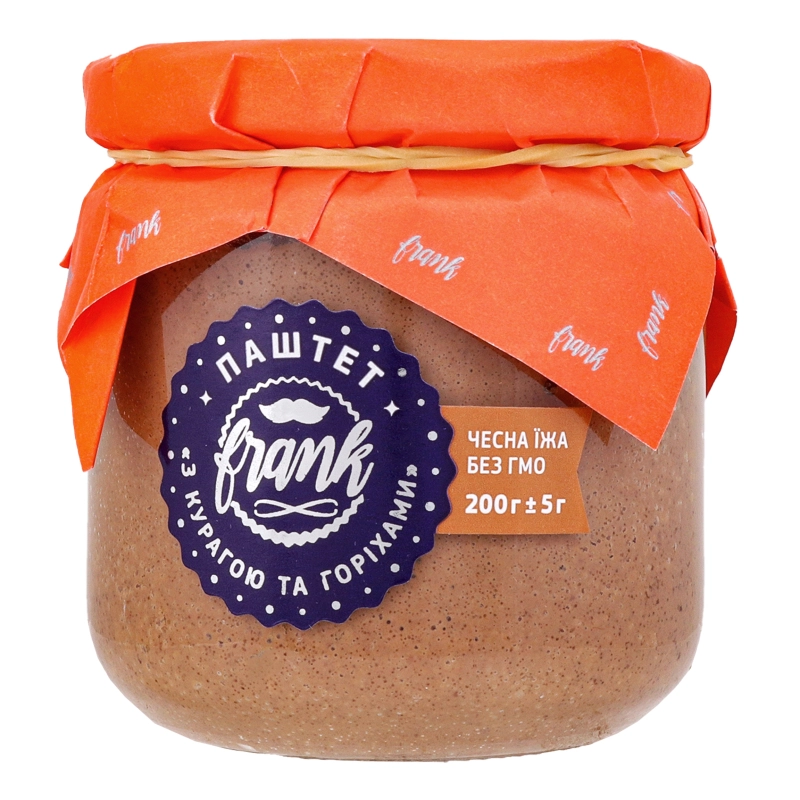 Паштет З курагою та горіхами Frank с/б 200г