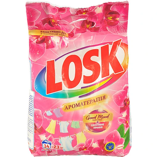 Порошок Losk 2.1кг ароматерапія малазійських квітів автомат