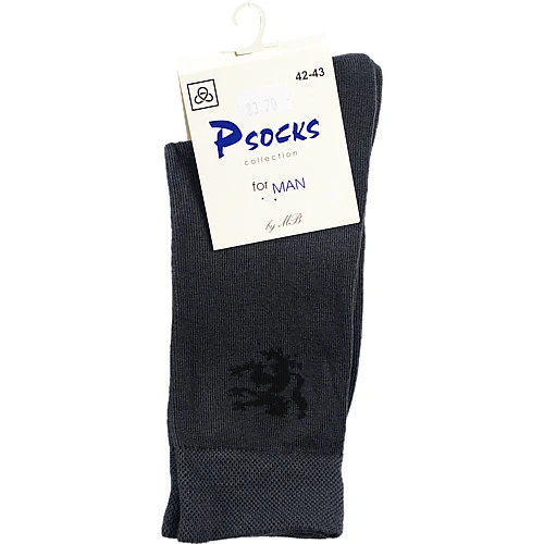 Шкарпетки чол. Лев т.сірі 42-43р.