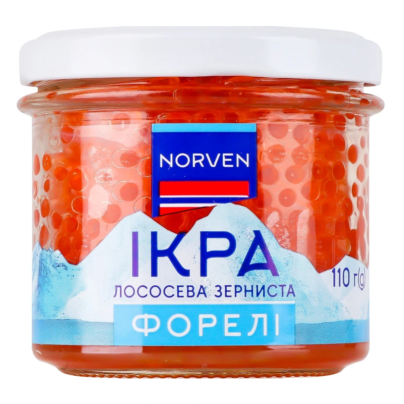Ікра форелі зерниста Norven с/б 110г