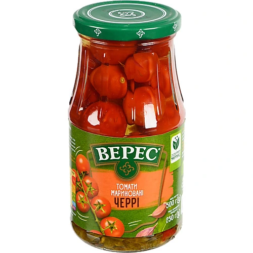Томати Верес 500г мариновані
