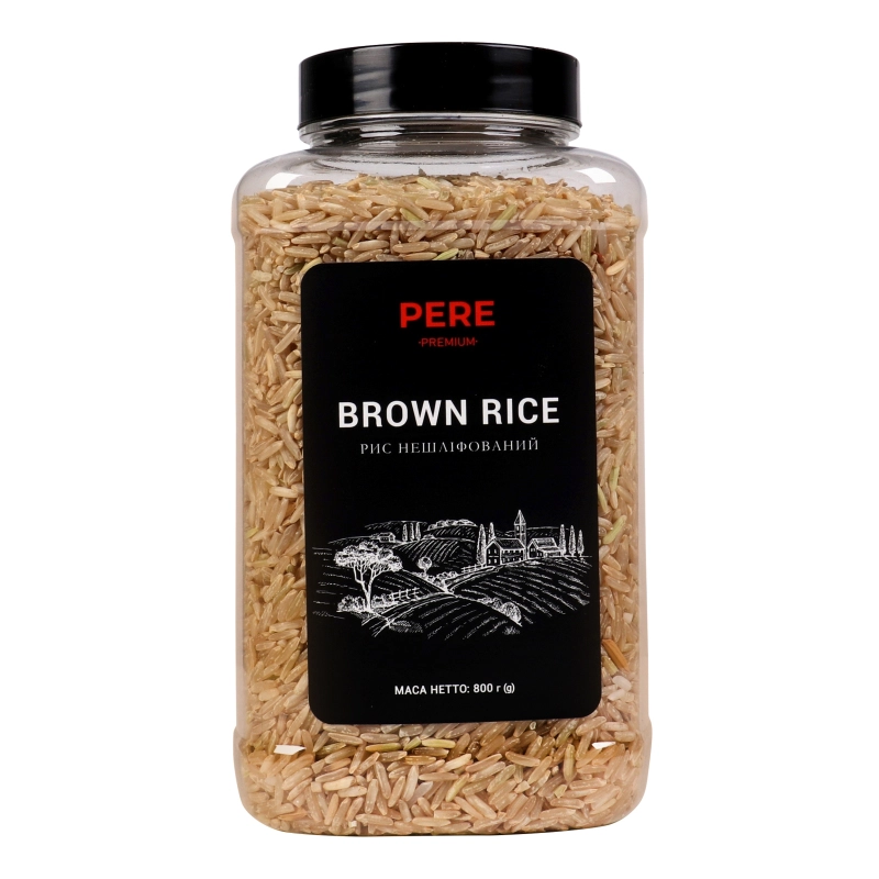 Рис нешліфований Brown Pere п/б 800г