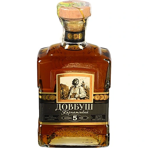 Коньяк Довбуш Карпатський 0.5л 5 зірок