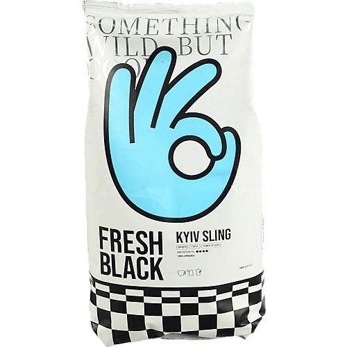Кава Fresh Black 1кг blend kyiv sling зерно