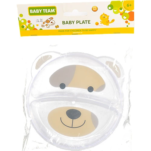 Тарілочка для дітей від 6міс секційна Baby Team 1шт