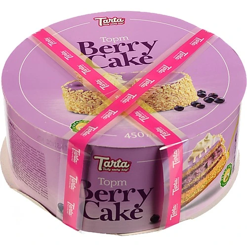 Торт бісквітний Berrу Cake Tarta к/у 450г