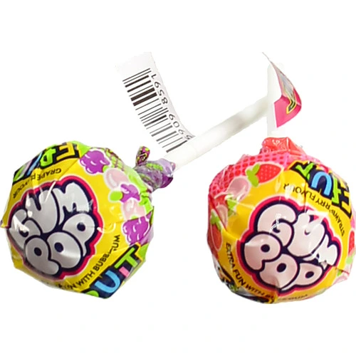 Цукерки Gum Pop 15г фруктові з гумкою