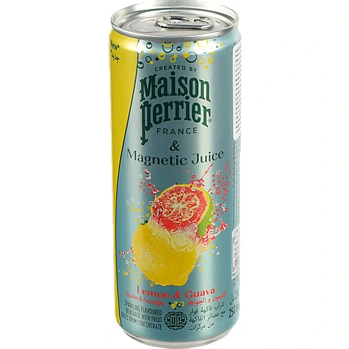 Напій безалкогольний сильногазований Lemon&Guava Perrier з/б 0.25л