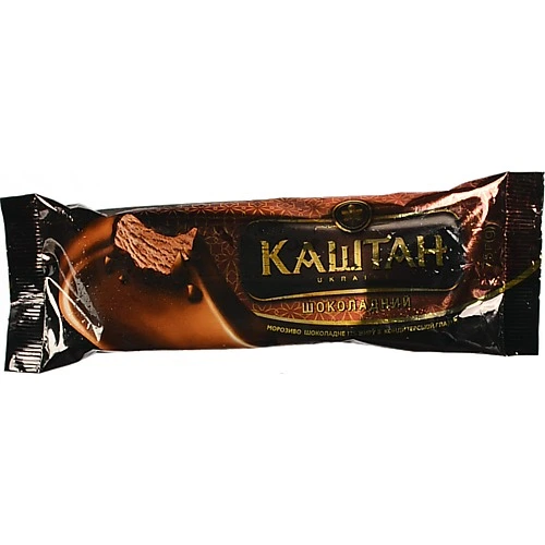 Морозиво 12% шоколадне в кондитерській глазурі Шоколадний Каштан м/у 75г