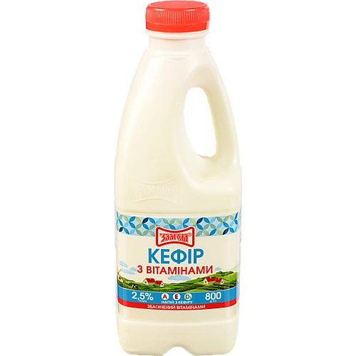 Кефірний напій Злагода 800мл 2.5% пляшка