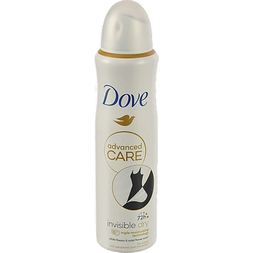 Дезодорант Dove 150мл невидимий спрей