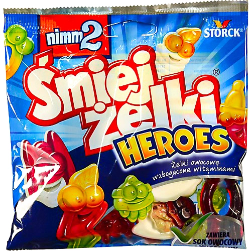 Мармелад жувальний збагачений вітамінами Герої Nimm2 м/у 90г
