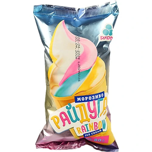 Морозиво Рудь 70г райдуга ваф.ст