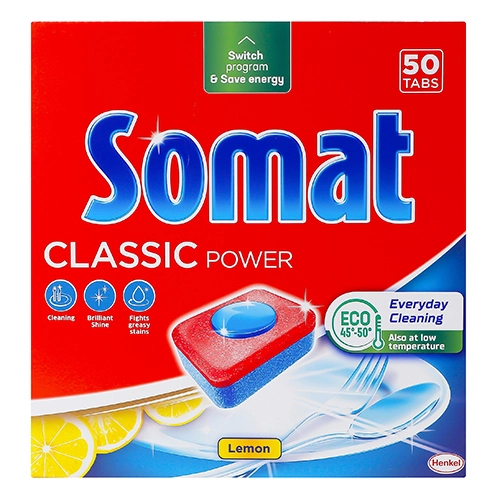 Пiгулки д.посуду Сомат класік 50 шт