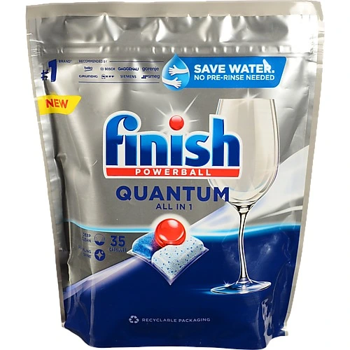 Капсули для посудомийної машини Finish Powerball Quantum All in 1 35шт