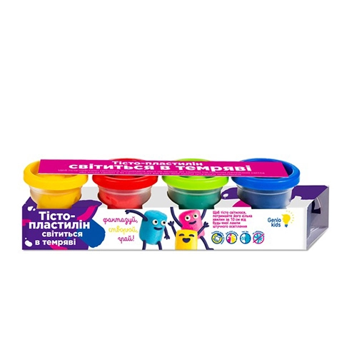 Набір Тісто-пластилін Світиться в темряві TY4404