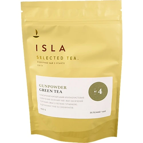 Чай Isla 100г порох зелений