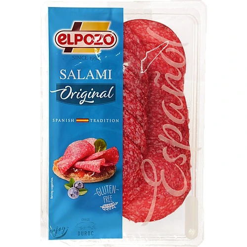 Ковбаса нарізка Salami Elpozo в/у 80г