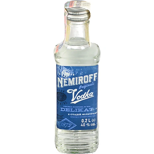 Горiлка Nemiroff 0.2л деликат м`яка штоф оригінал