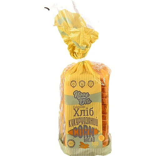 Хліб нарізний Кукурудзяний Нове діло м/у 500г