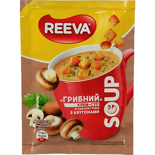Крем-суп Reeva 15.5г крутон гриби